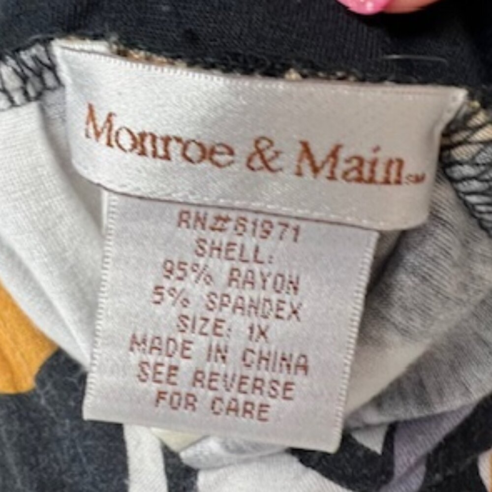 MONROE & MAIN WOMENS SLEEVELESS SUNDRESS  SIZE 1X - Picture 2 of 8